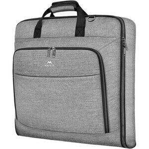 New Carry On Garment Bags for Travel, Water Resistant Hanging Suit Bag